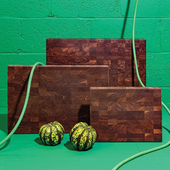 custom end grain cutting boards